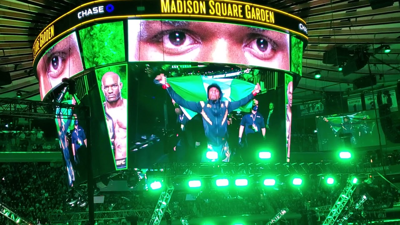 UFC 268 | Kamaru Usman Entrance vs Colby Covington | Madison Square Garden November 6, 2021