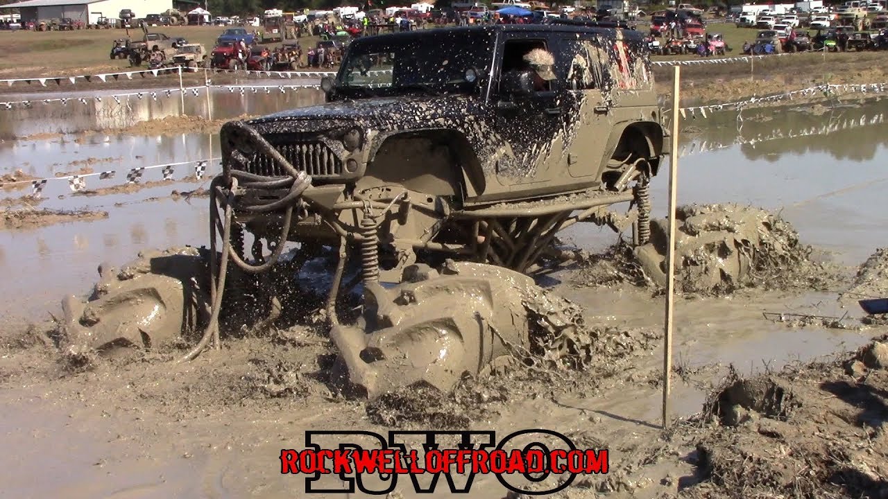 MONSTER TRUCKS IN MUD AT MTM BOUNTY HOLE!!