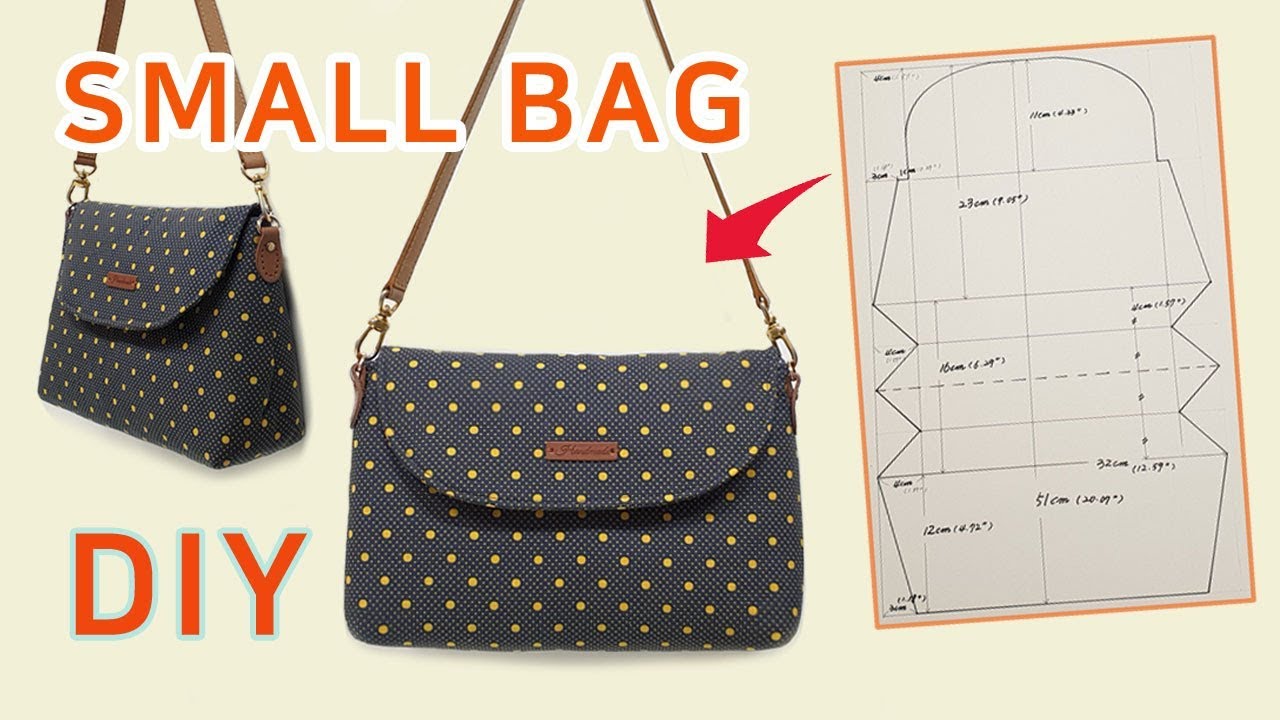 DIY 스몰백/한장의 패턴으로 가방 만들기/패턴공유/Small bag to make with one piece of pattern