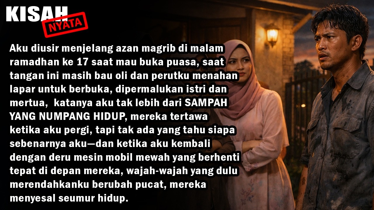 SUAMI MONTIR DIPERMALUKAN SAAT BUKBER MERTUA, ISTRI LEMPAR UANG SURUH MAKAN DILUAR!