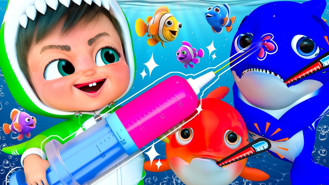 Bebè Squalo va a Scuola | Canzoni per bambini  | Filastrocche e canzoni per bambini | Super Luca