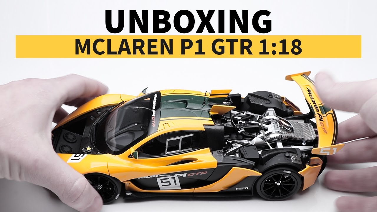 Unboxing of McLaren P1 GTR 1:18 Diecast Model Car
