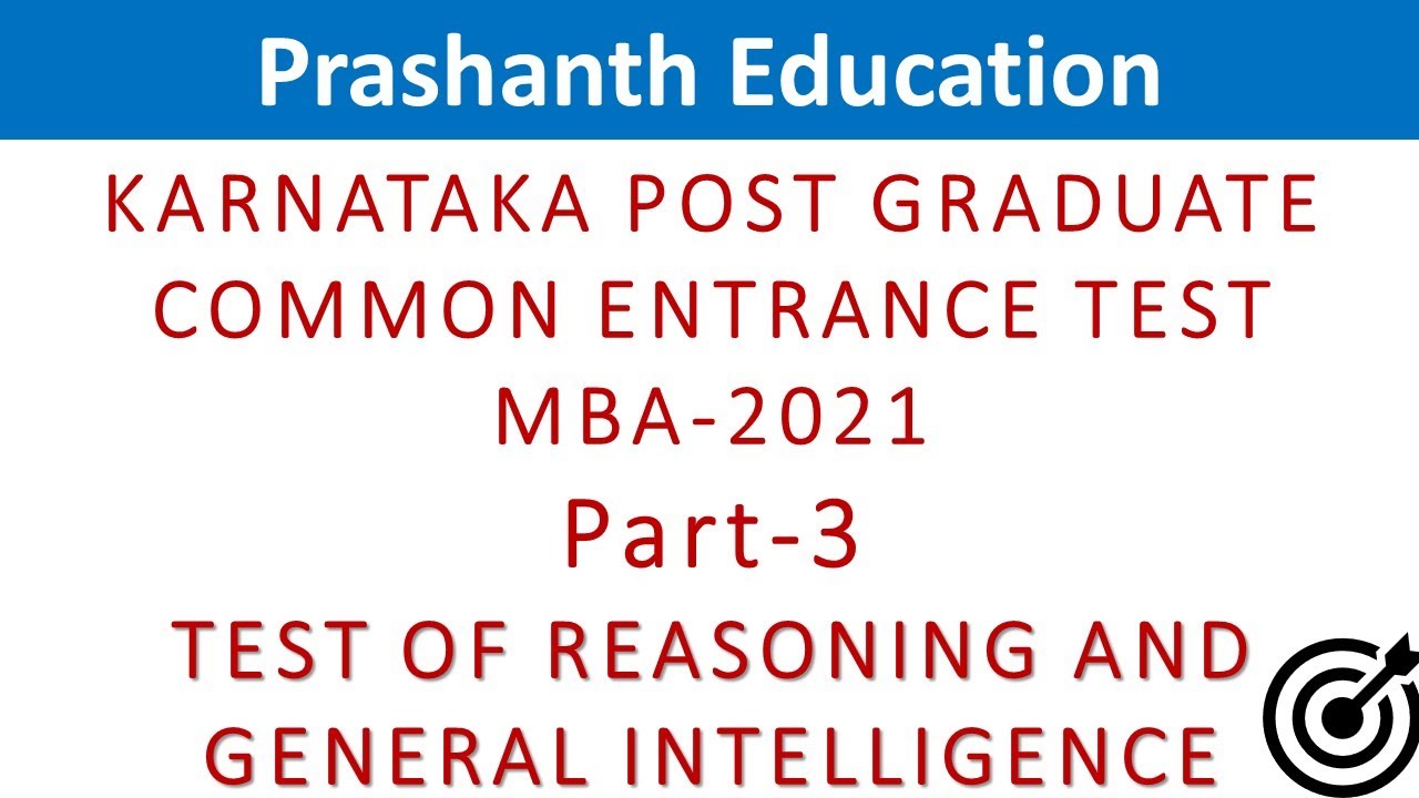 Karnataka PGCET 2025 PGCET MBA 2021 question paper solution with answers Part 3