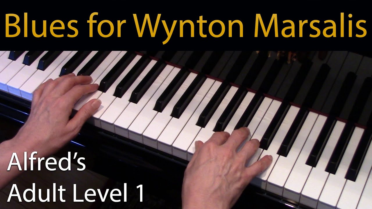 Blues for Wynton Marsalis (Elementary Piano Solo) Alfred's Adult Level 1