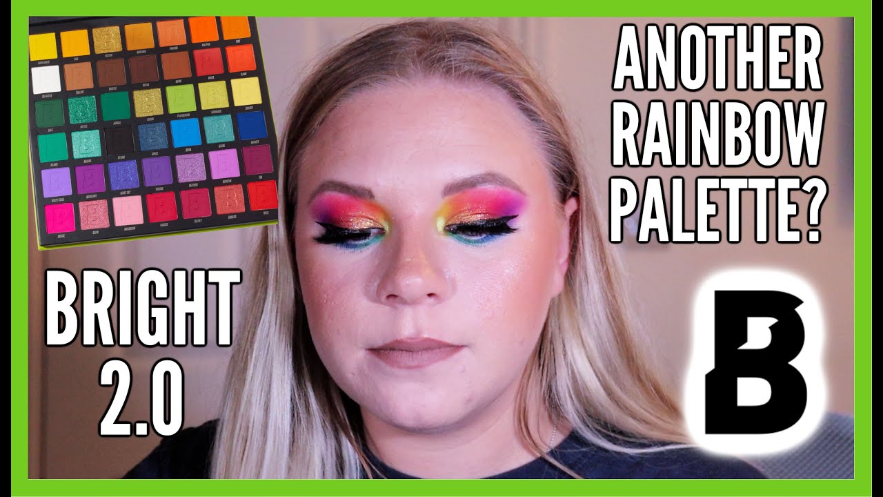 *NEW* BEAUTY BAY BRIGHT 2.0 EYESHADOW PALETTE | SWATCHES & REVIEW | COLLAB | makeupwithalixkate