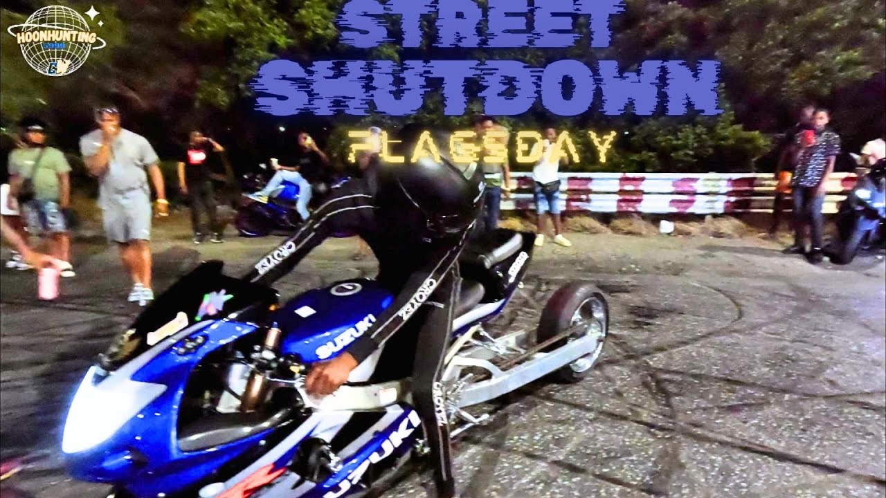 🌪️🌪️🇨🇼🇨🇼FLAG DAY STREET SHUTDOWN BIKELIFE 🔥🔥