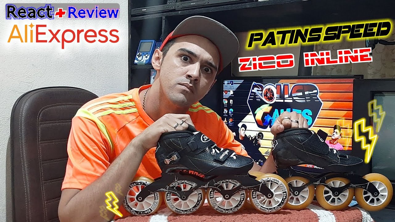 SERÁ QUE VALE A PENA? PATINS DE CORRIDA SPEED DA CHINA ZICO UNIQUE 110mm ALIEXPRESS