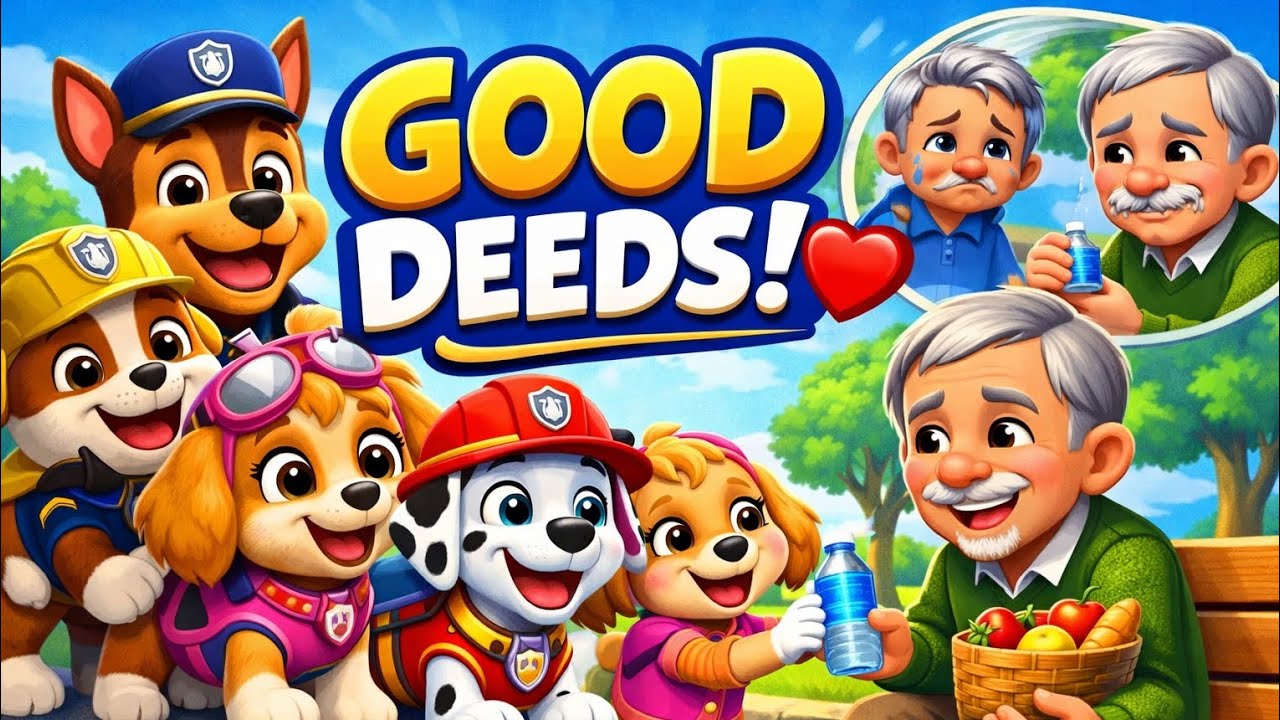 Paw Patrol Pups Do Social Work 🐶❤️ | Kids Cartoon Moral Story | Animation Video