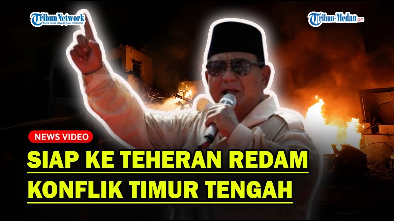 PRABOWO Siap Berangkat ke Teheran Redam Konflik Timur Tengah❓