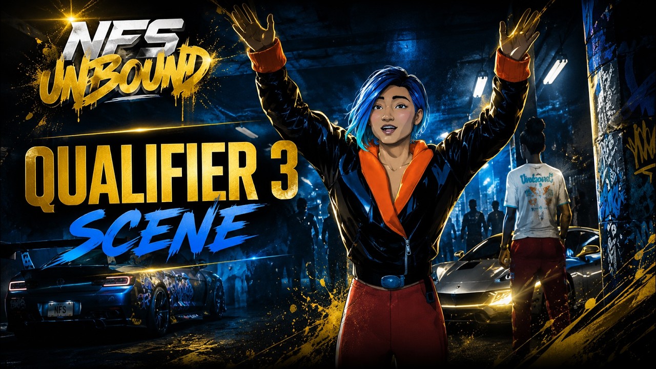 Need for Speed Unbound Qualifier 3 scene
