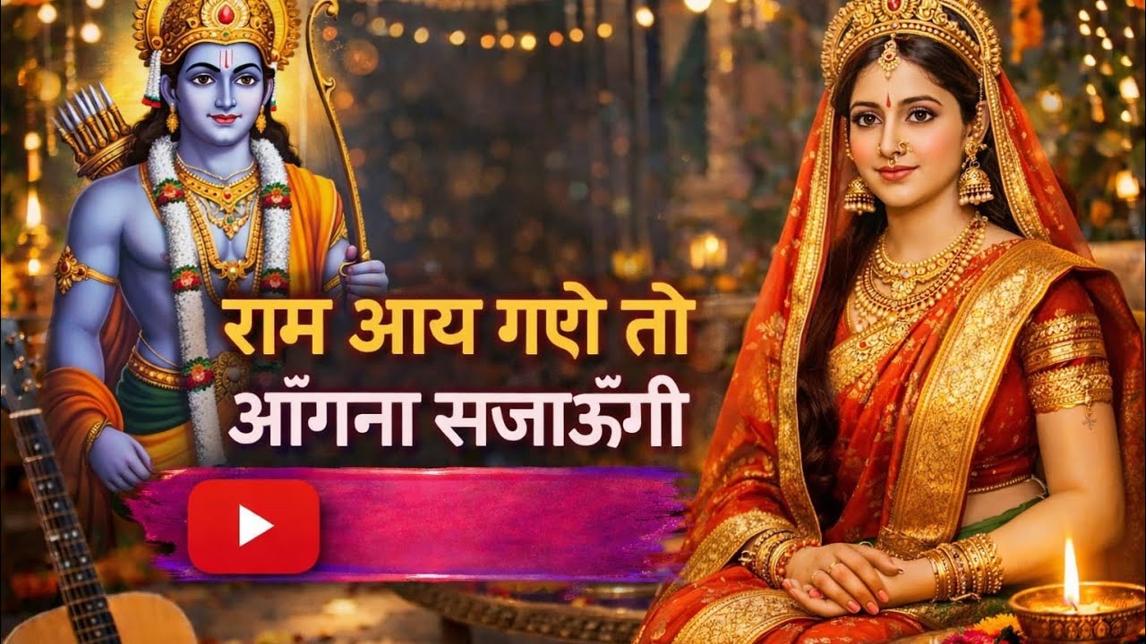 राम आएँगे तो आँगन सजाऊँगी | Ram Aayenge Bhajan 202 सजाऊंगी// 