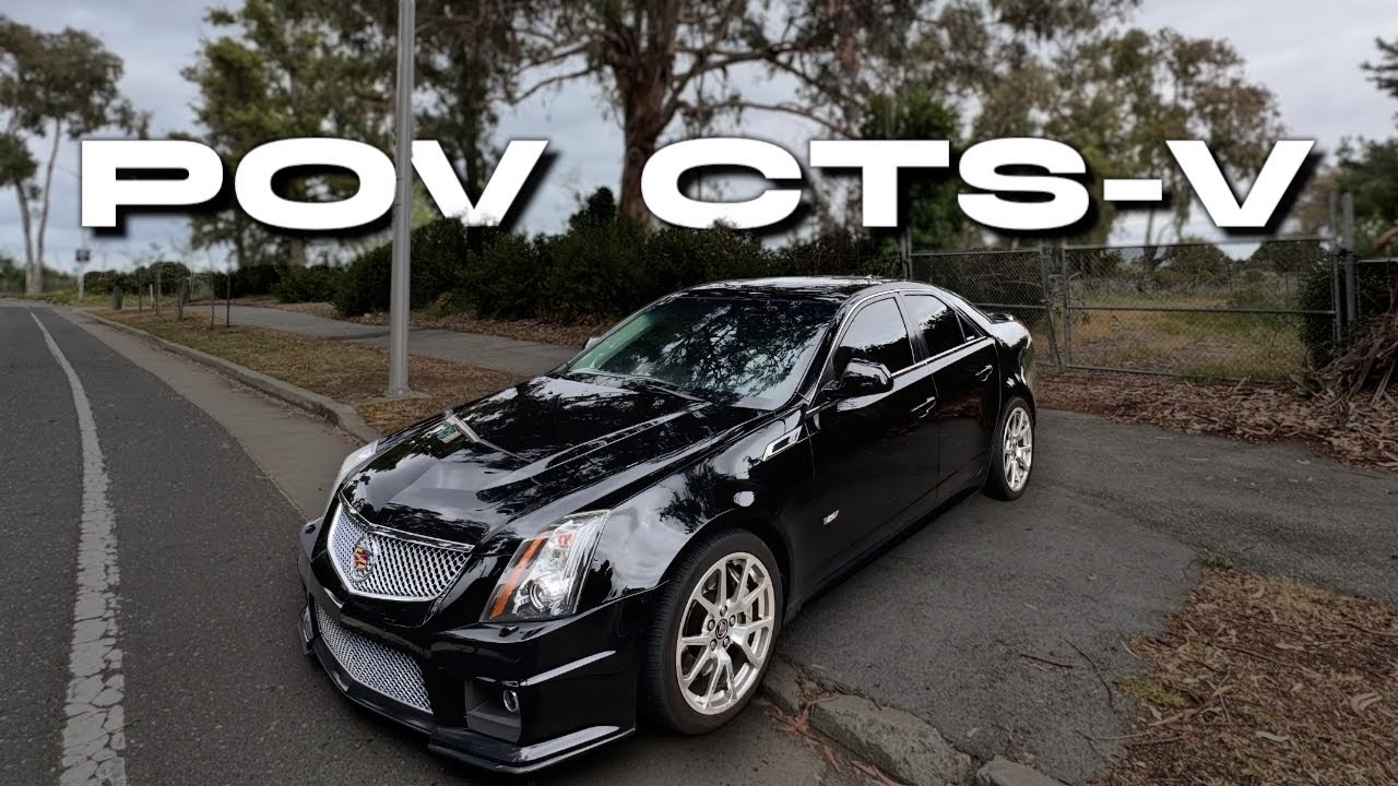 Rushing Home in my 600Hp CTS-V After Work: POV DRIVE