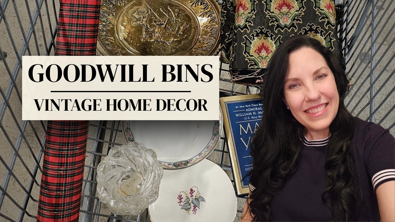 Покупки в секонд-хенде Goodwill | Винтажный декор для дома и аксессуары
