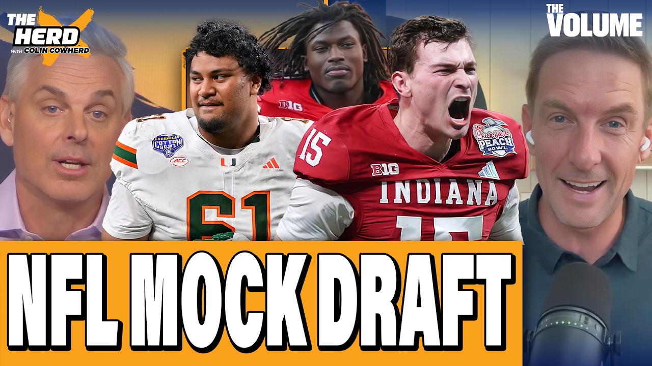 Colin Cowherd REACTS to Joel Klatt’s NFL Mock Draft | THE HERD College Football