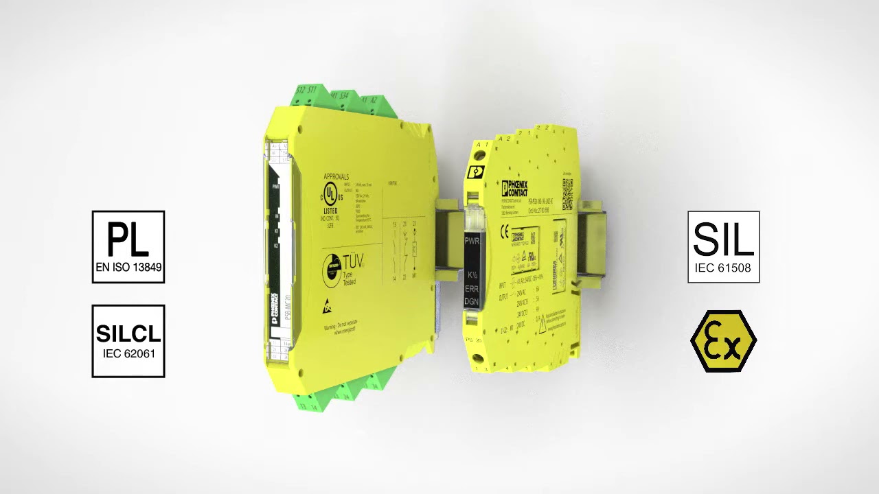 Phoenix Connect PSRmini: Slim, High-Performance Safety Relay &mdash; Allied Electronics & Automation