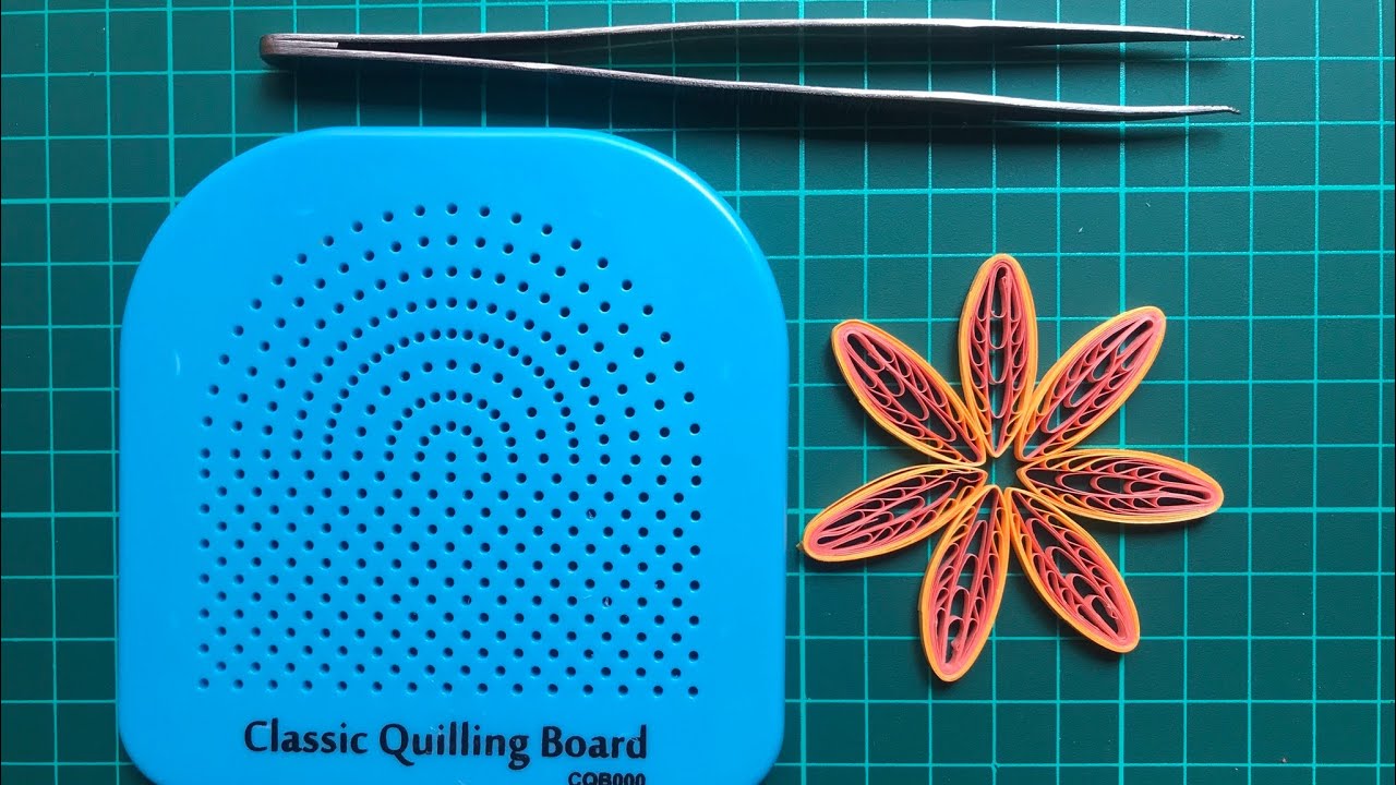 How to make petal using husking board | Quilling Flowers | quilling with husking board | Crafting