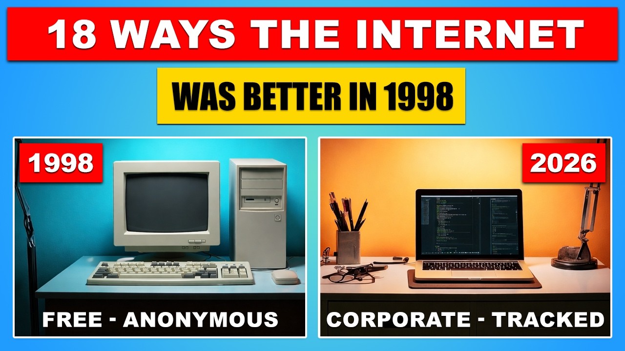 18 Ways the Internet Was BETTER in 1998 (Before Corporations Ruined It)