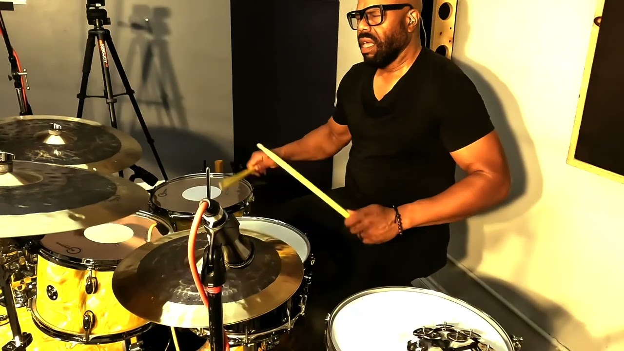 Bananas - Dante Fire #aquariandrumheads #drums #drumsolo #jazzdrummer #staggcymbals