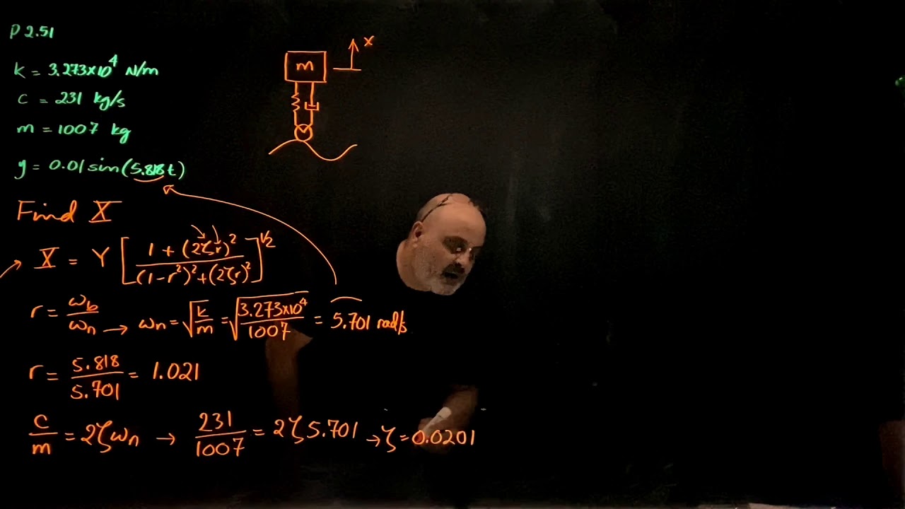 32 Base excitation, Ex. 2