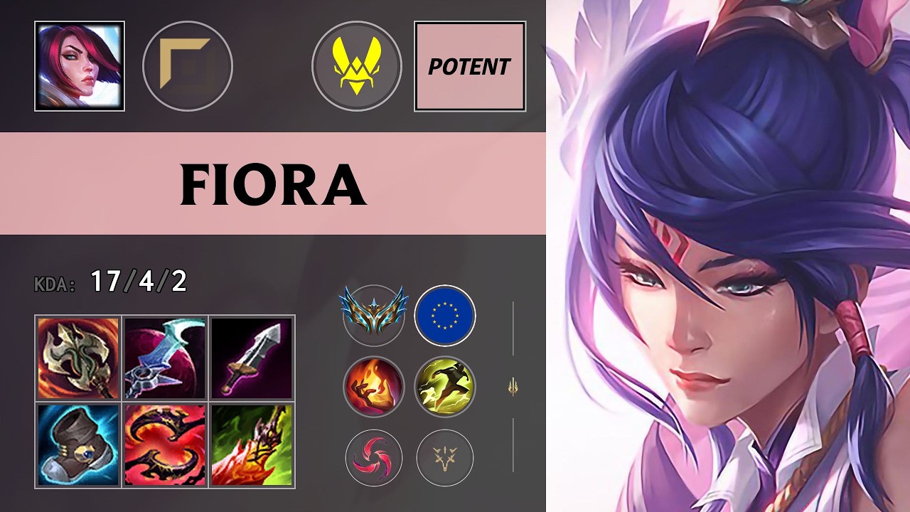(VITB Potent) Fiora Top vs Gragas (Scarface) - EUW Challenger Patch 26.18