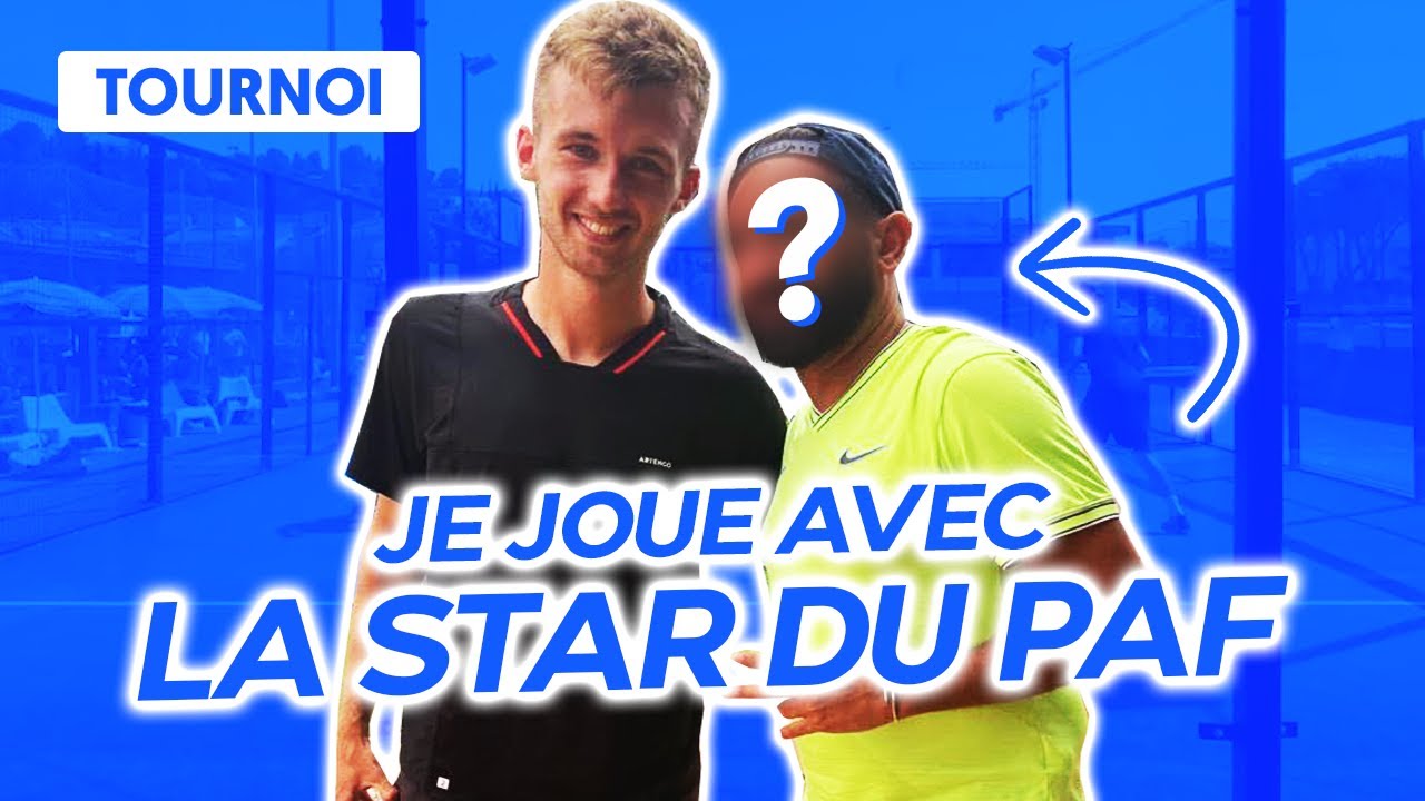 Je joue avec CYRIL HANOUNA au P500 de Mougins (Padel)