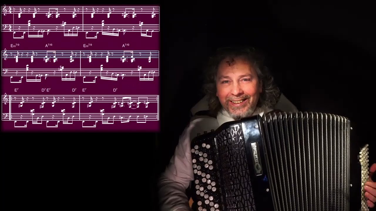 Evil Funk Groove on Accordion