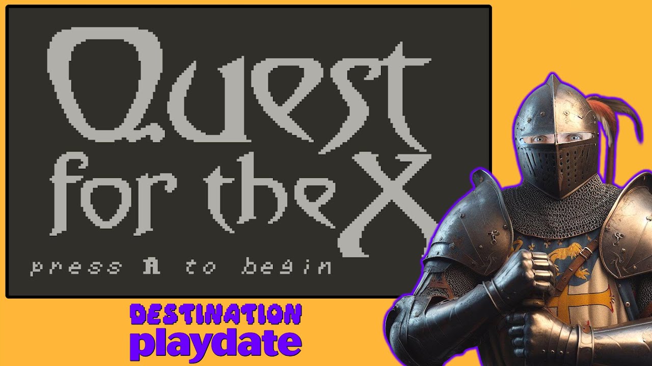 Quest For The X - Playdate gameplay + impressions