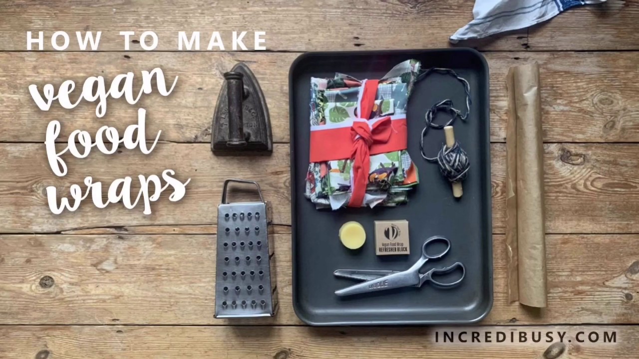 Vegan Food Wraps Soya Wax DIY
