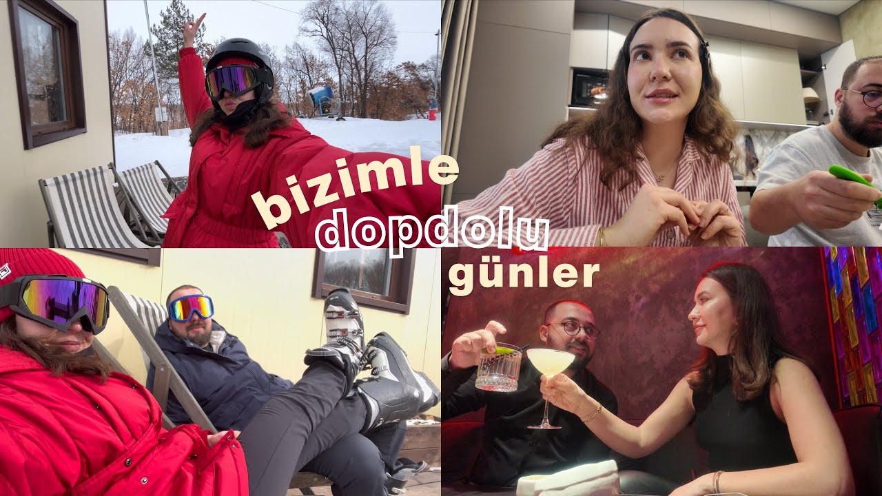 Rusya’da Yaşam| Çin Manzaralı Otelde Kaldık, İlk Kayak Deneyimi, Karda Mangal, Hafta Sonu Vlog