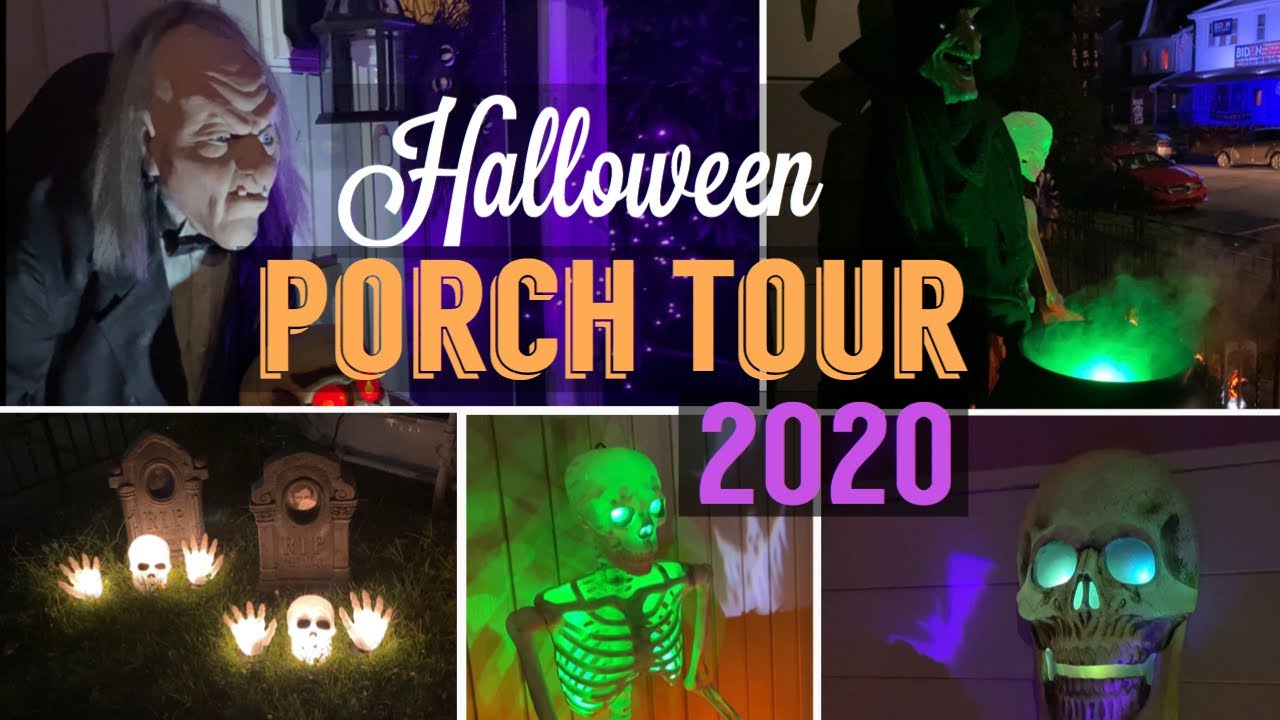 Halloween Porch Tour 2020 | Halloween Decorating Ideas!