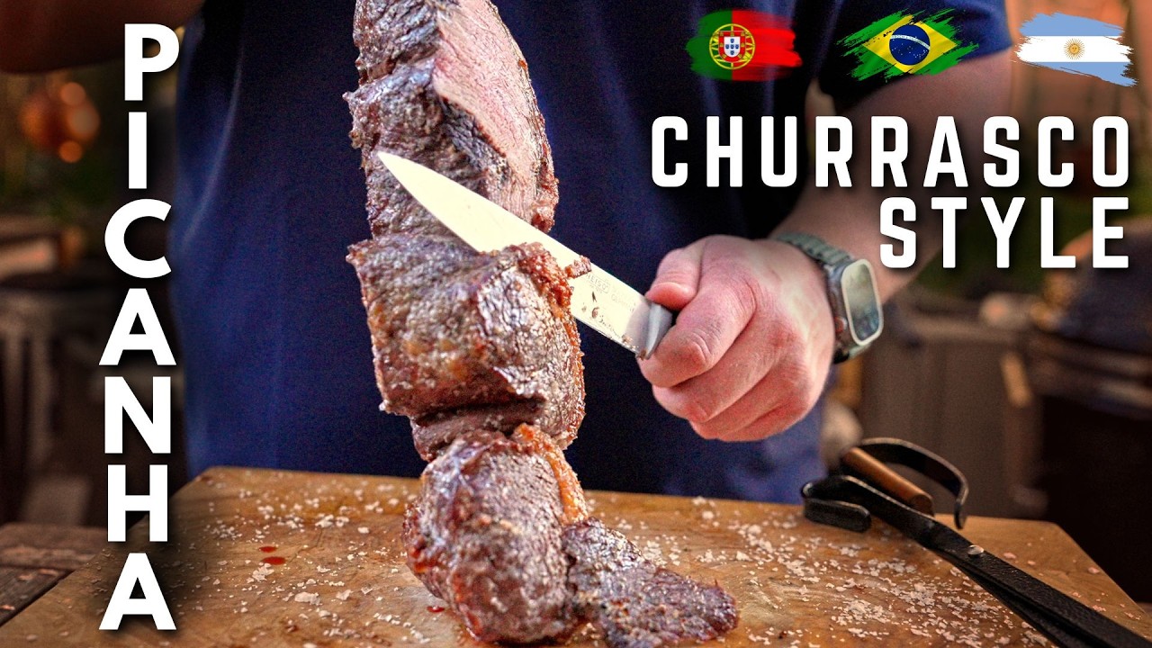 So animalisch wie in Brasilien: Picanha Churrasco mit rauchiger Chimichurri