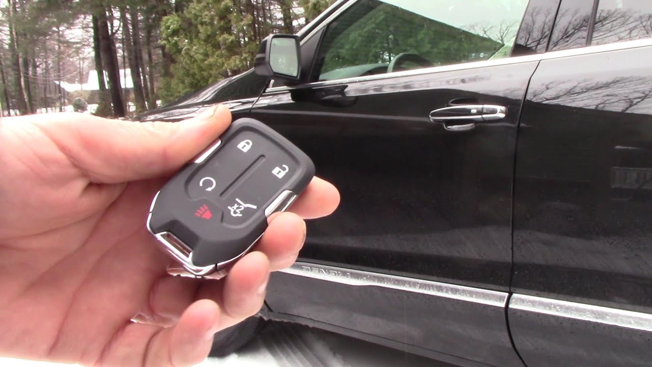 Как запрограммировать новый брелок для GMC Acadia 2017