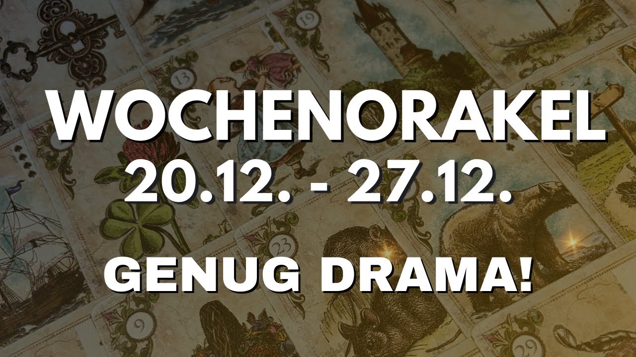 Wochenbotschaft: Es reicht! Jetzt kommt Frieden statt Stress | Tarot Kartenlegen