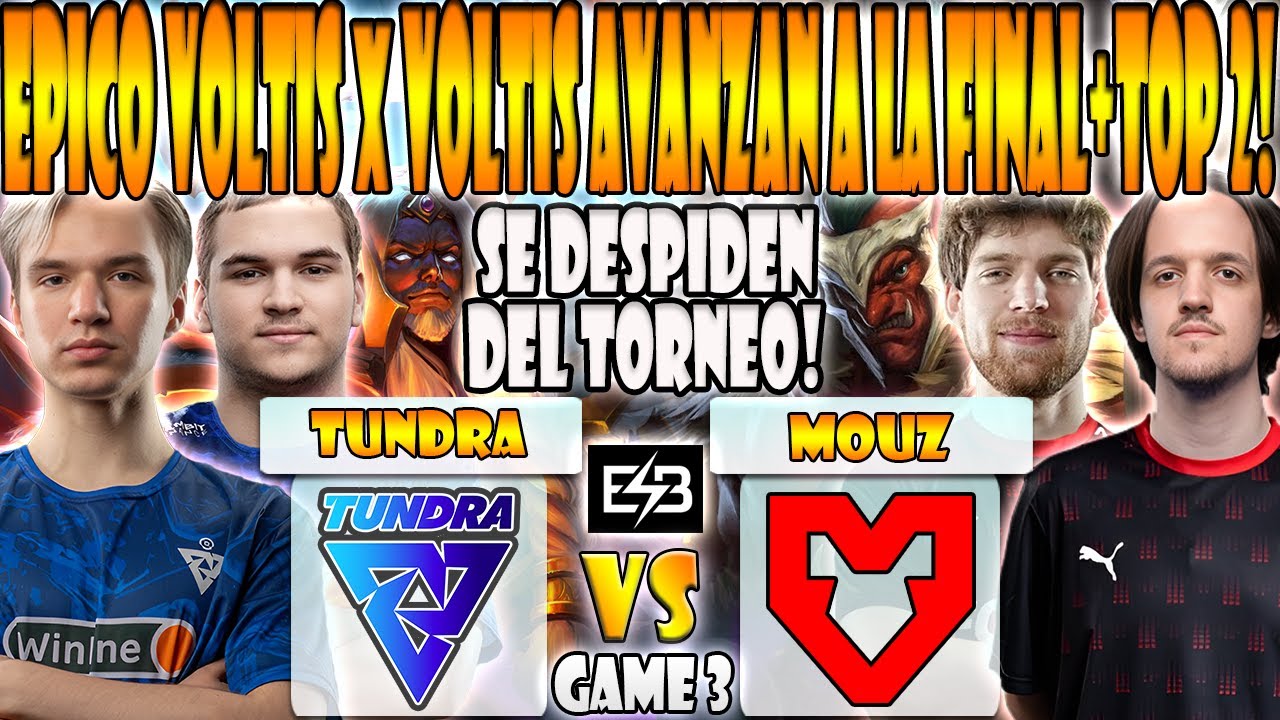TUNDRA vs MOUZ BO3[GAME 3]SEMIFINAL-PURE, BZM, 33 VS CRYSTALLIS, SELERI,MIDONE-BLAST SLAM 4-DOTA-ESB