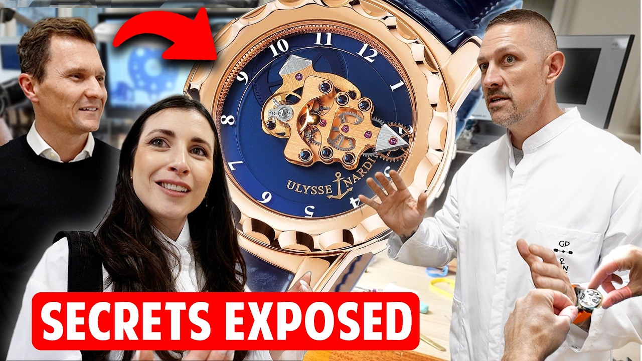 Inside the TOP SECRET Factory where Ulysse Nardin watches are made.
