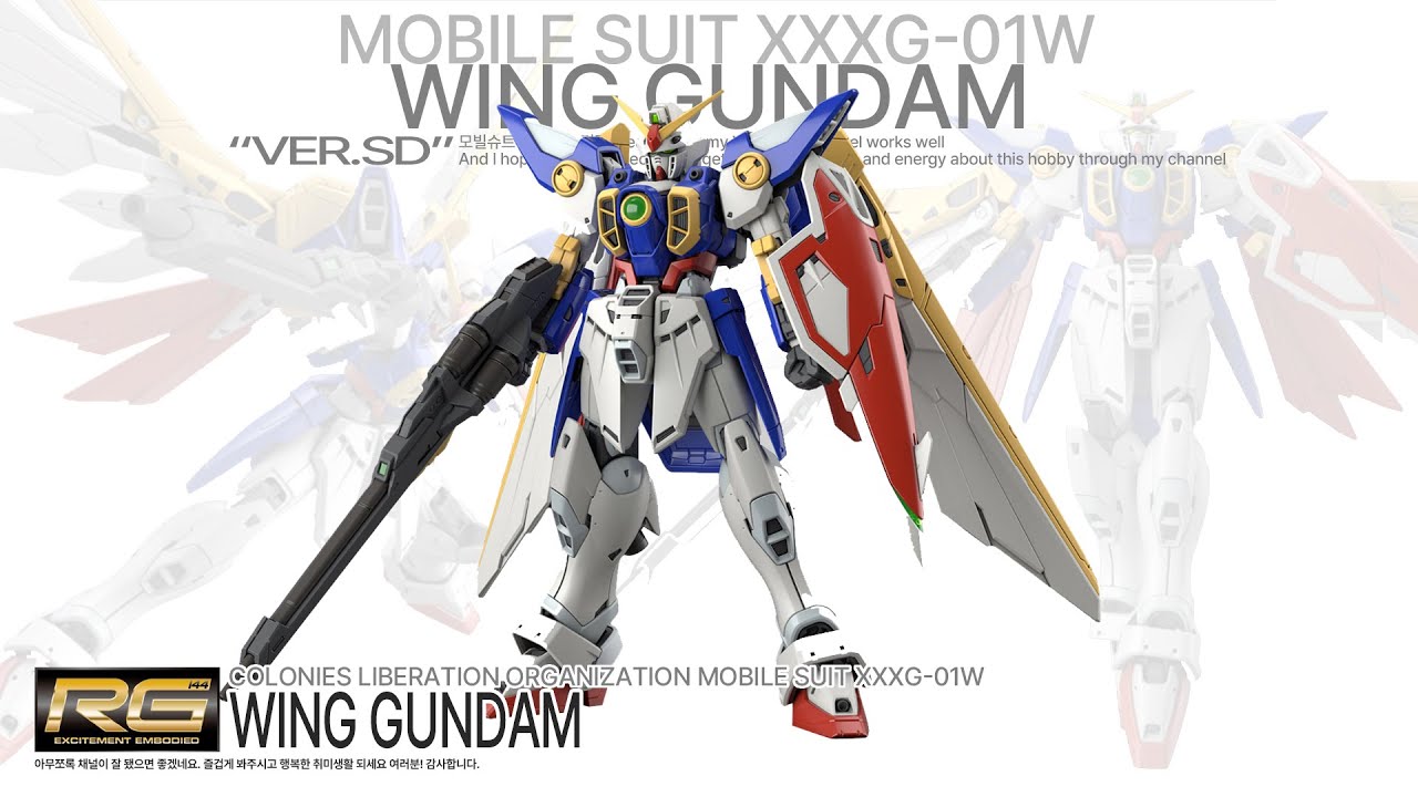 RG1/144 XXXG-01W - Wing Gundam ASMR BUILD | gundam build | gundam asmr | gunpla asmr | Gunpla