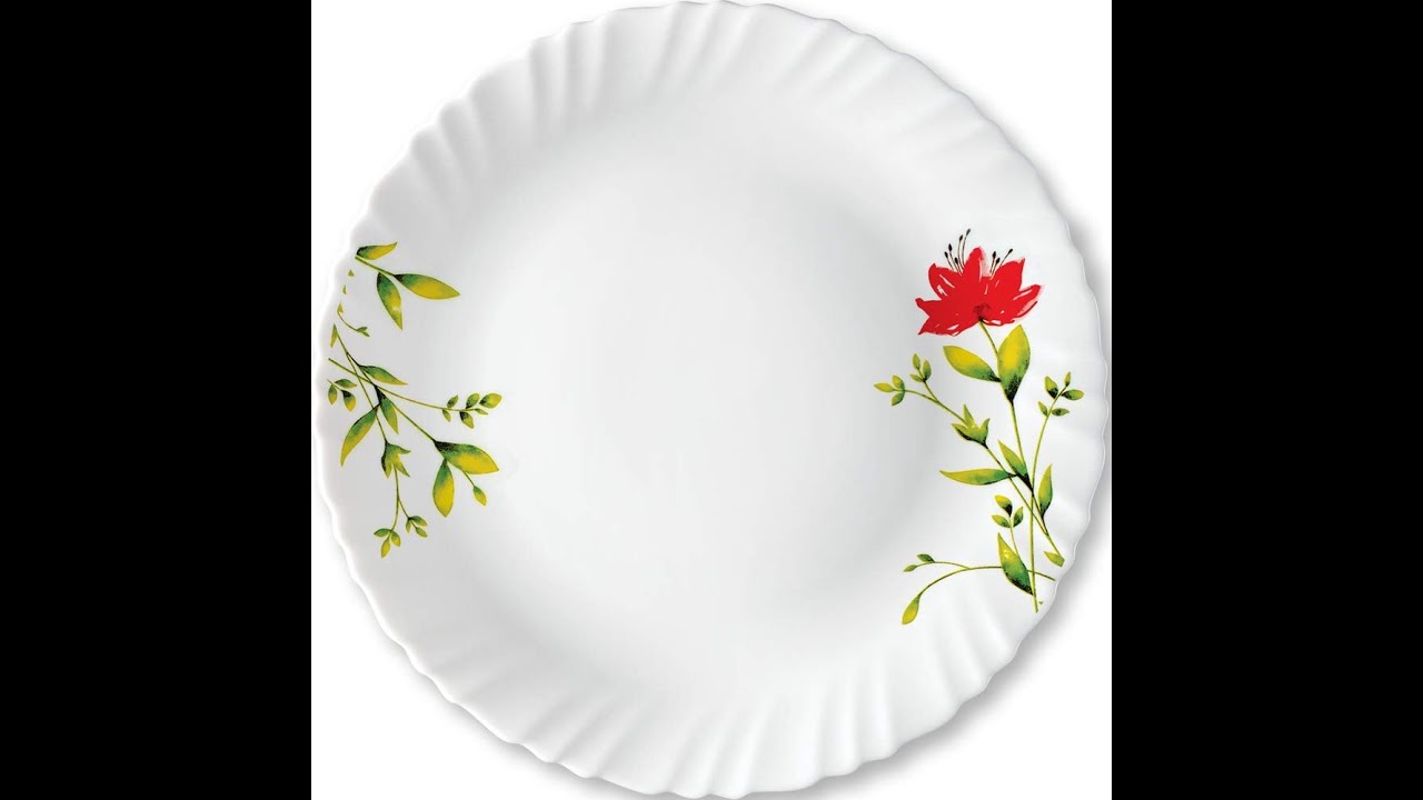 Larah By Borosil Opalware 11 inch Dinner Plate