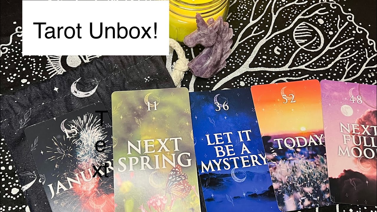 Unboxing, “Timing Oracle Deck” ⏳🕰️⌛️