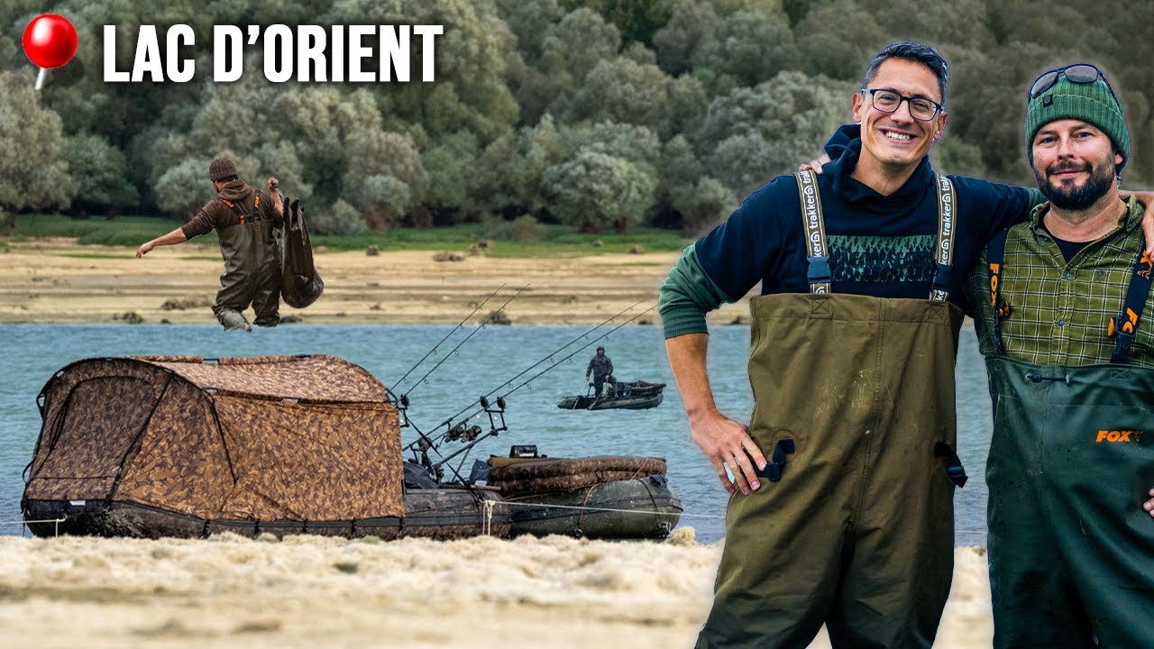 Bootvissen op Lac d'Orient met Michiel Pilaar & Chris de Clercq