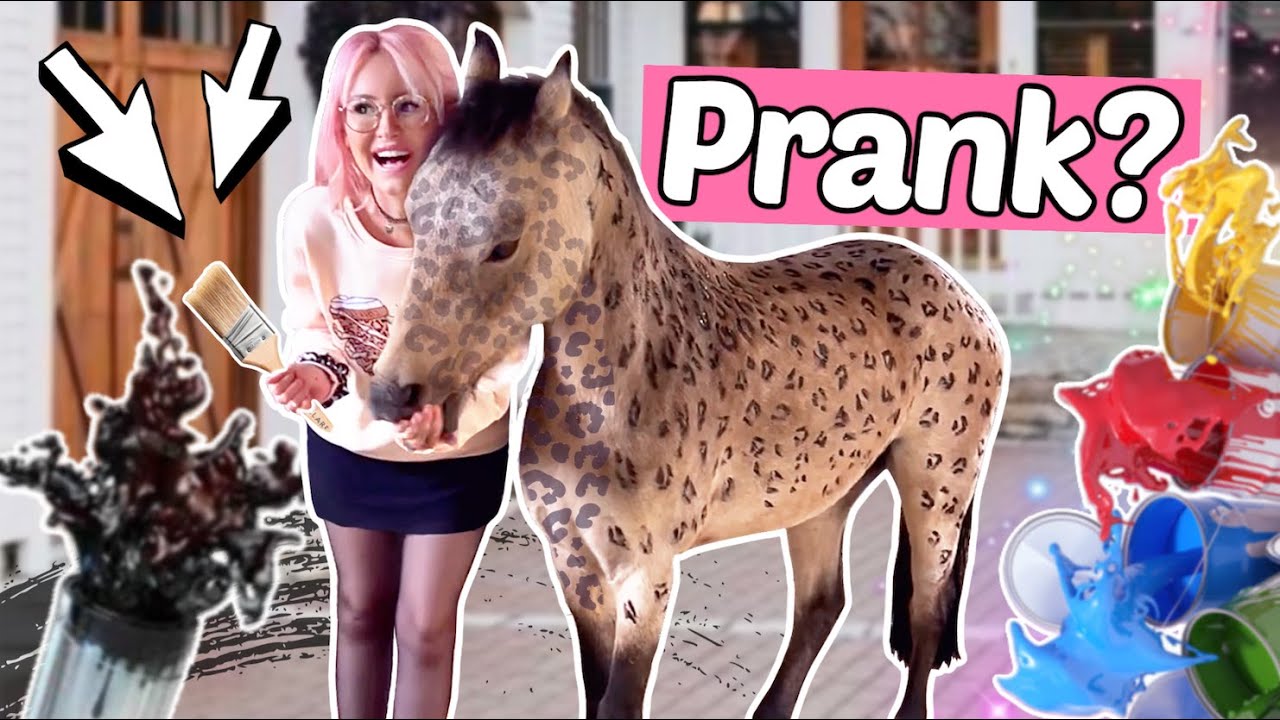 Pferd verkleiden für Halloween 😱 | ViktoriaSarina