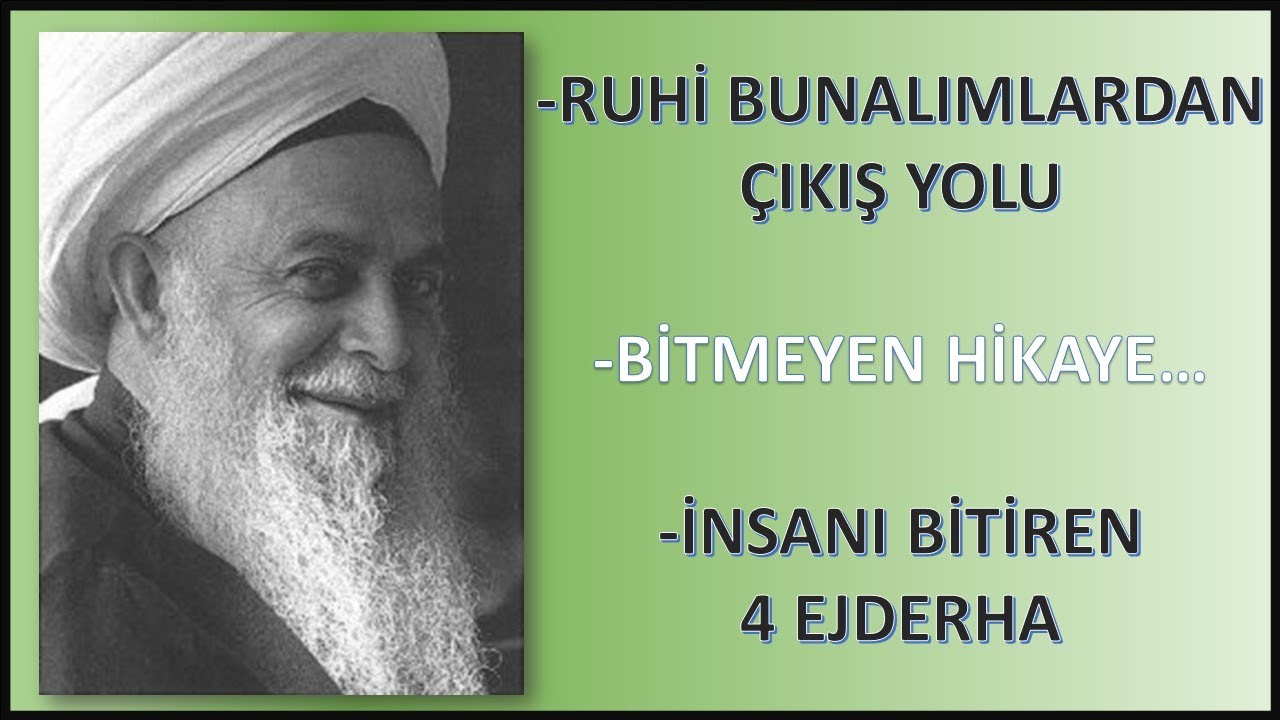 Şeyh Nazım Kıbrısi- Ruhi bunalımlardan &ccedil;ıkış yolu- Bitmeyen hikaye