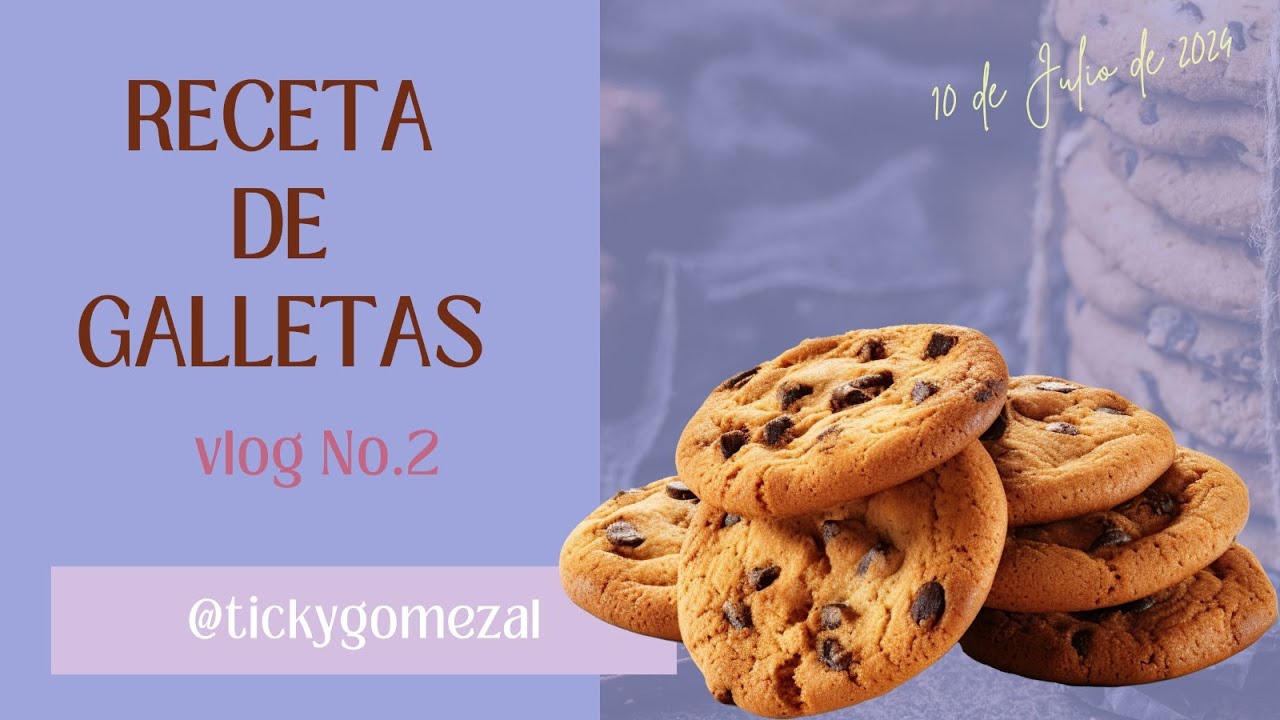 2 RECECTAS: Galletas de Chispas de Chocolate sin HARINAS sin AZÚCAR | BEBÉS +6 meses |Ticky Gomezal