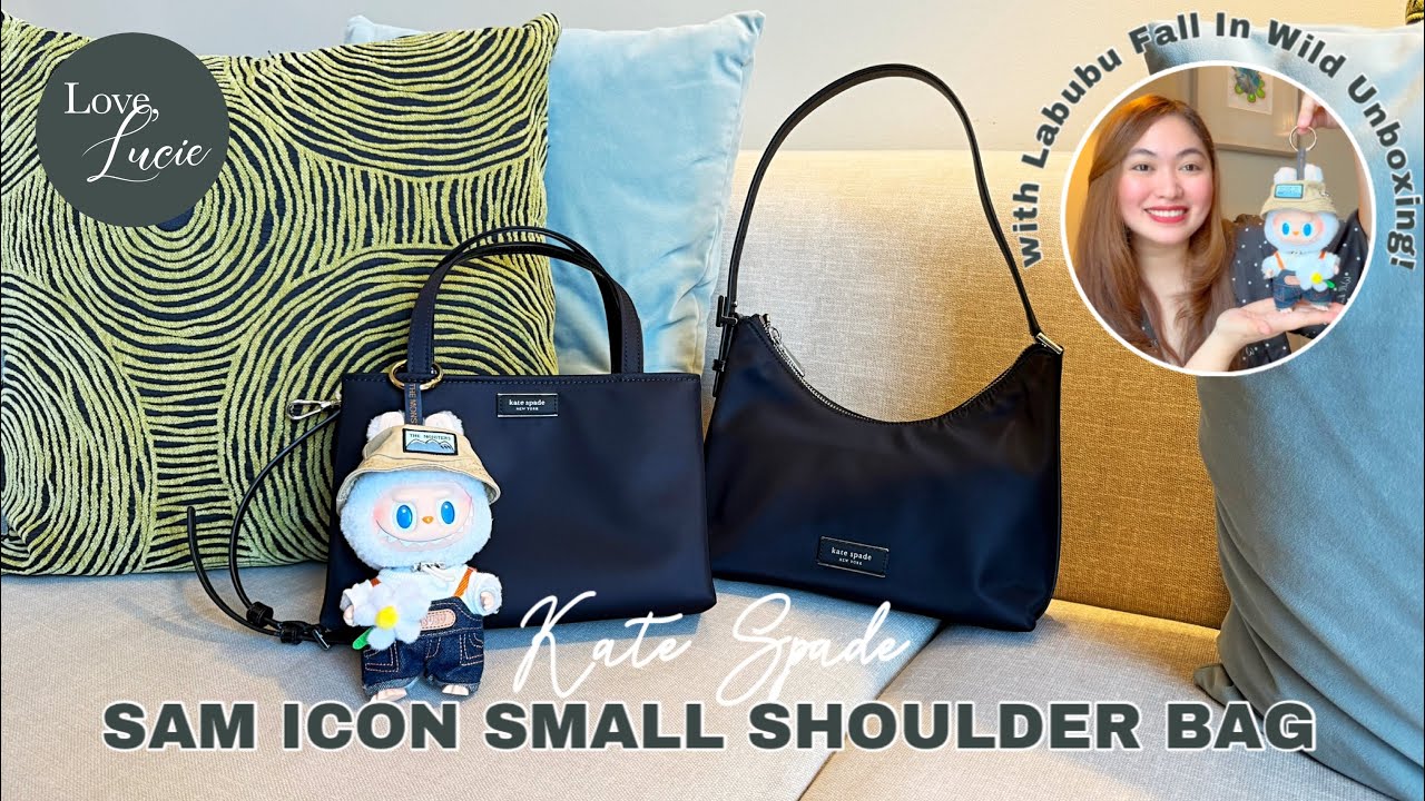 THE BAG REVIEW: KATE SPADE SAM ICON SMALL SHOULDER BAG | SAM ICON COLLECTION PART 2, LABUBU UNBOXING