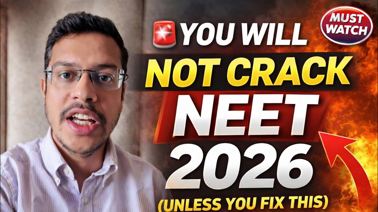 🚨 You Will NOT Crack NEET 2026 (Unless You Fix This)