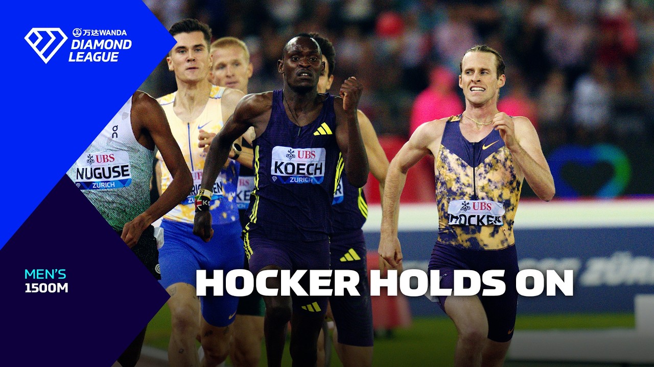 Cole Hocker storms into final with 1500m win in Zurich - Wanda Diamond League 2026