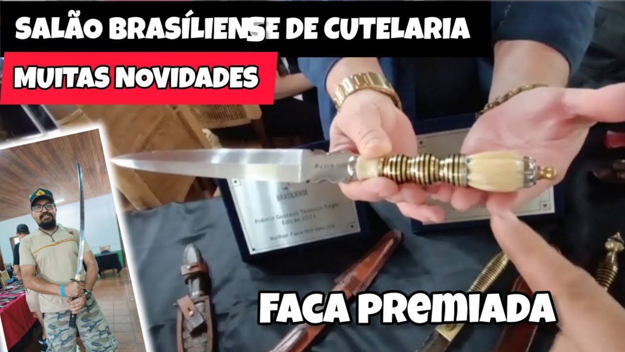 FEIRA DE CUTELARIA, MUITA FACA E BAINHA DIFERENTE.