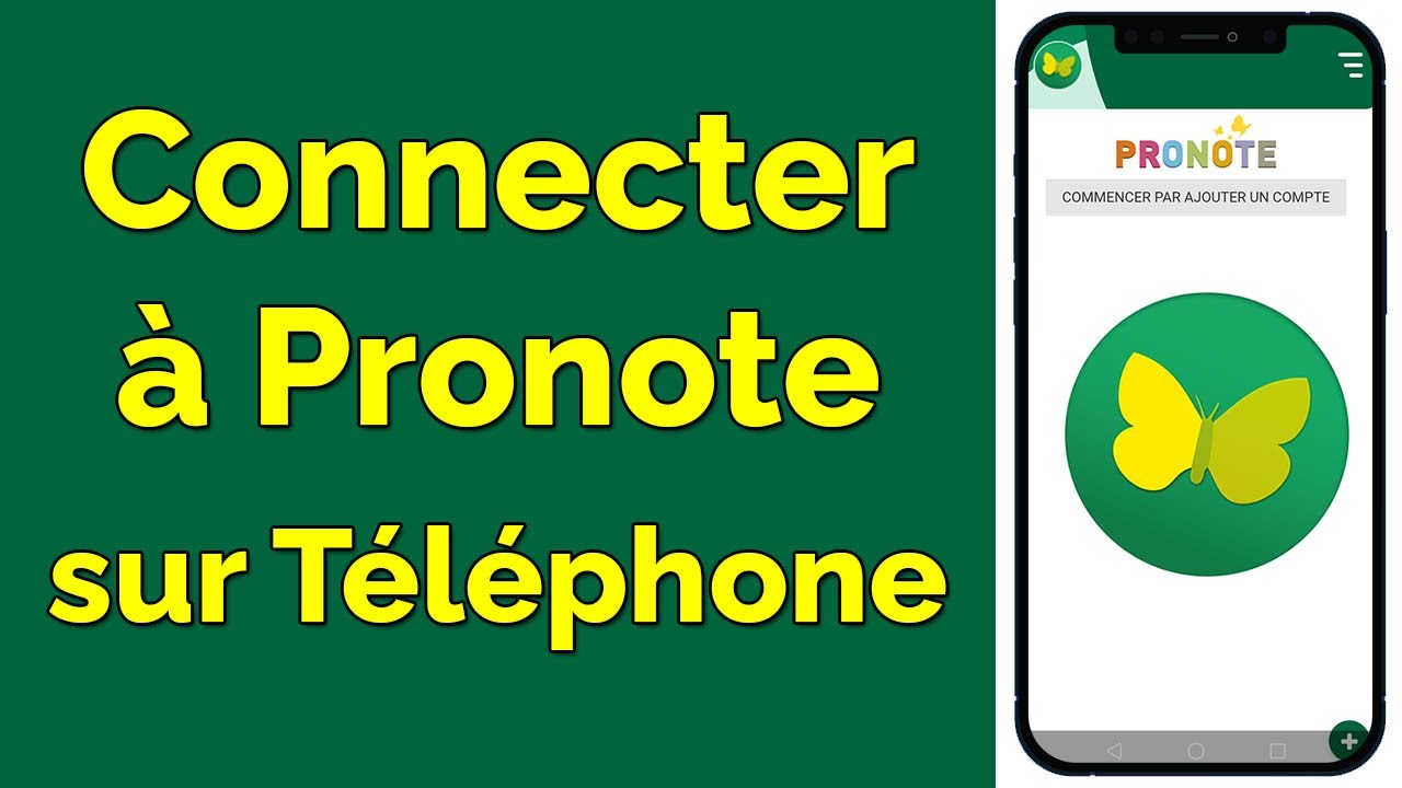 Comment se connecter &agrave; Pronote sur t&eacute;l&eacute;phone