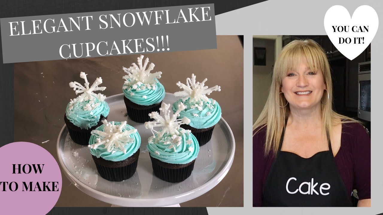 How to make Winter Wonderland Cupcakes l Tutorial