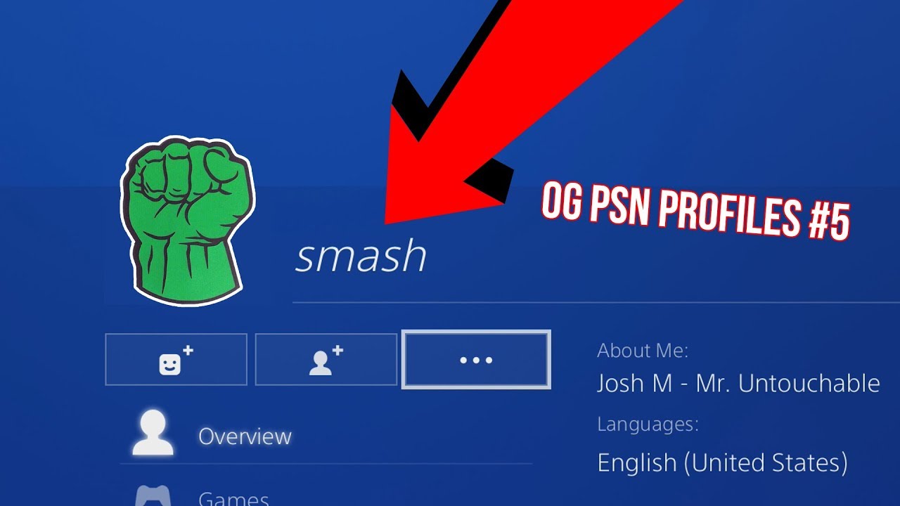 Looking at OG PSN PROFILES #5