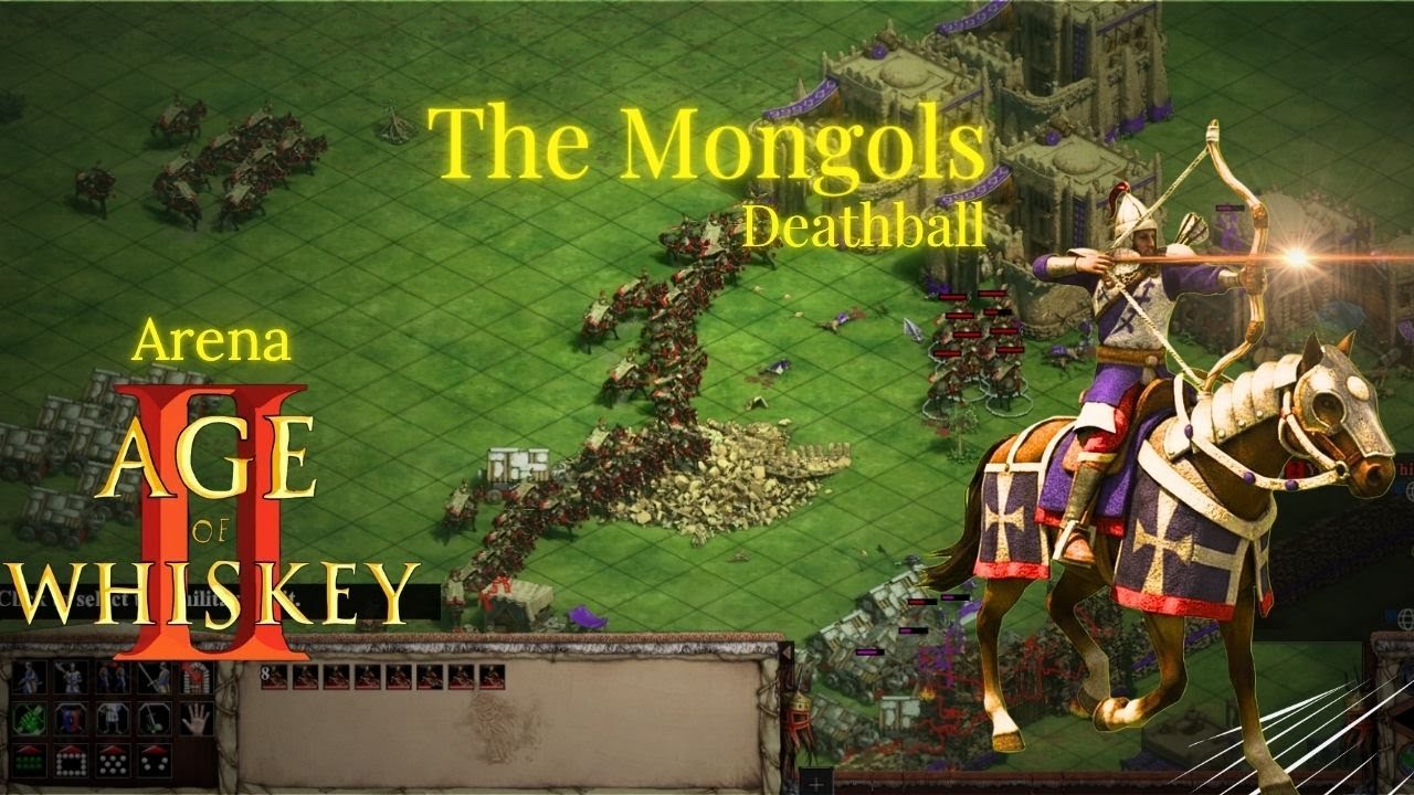 AOE2 ARENA | Mongols - Just Drill Everyone - Its Epic | 4v4 ft BlackKnight